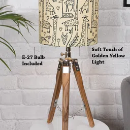 Homesake Multicolored Contemporary Tripod Table Lamp With Shade image 2