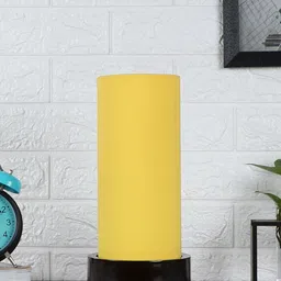 Devansh Yellow Contemporary Bedside Standard Table Lamp with Shade image 5