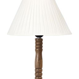 Aura Multicoloured Wood Traditional Bell Shaped Table Lamp image 5