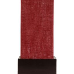 Devansh Maroon Contemporary Bedside Standard Table Lamp with Shade image 2