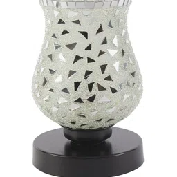 Devansh White Mosaic Table Lamp image 2