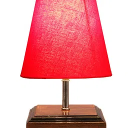 Devansh Red Textured Table Lamp image 5