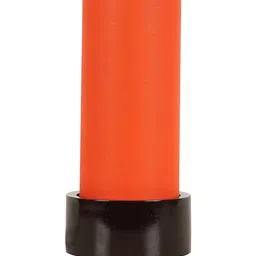 Devansh Orange Solid Cylindrical Traditional Table Lamp with Shade image 2
