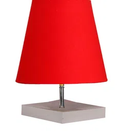 Devansh Red Textured Table Lamp image 5