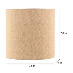 Devansh Beige Textured Jute Wall Lamp image 2