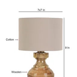 Devansh Grey Traditional Table Lamp image 2