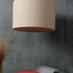 Grated Ginger Beige Printed Hanging Light-11