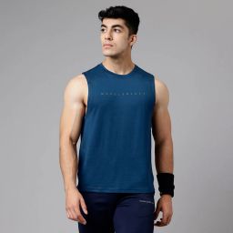 MuscleBlaze Delt Tank,  Large  Teal Blue -image-10