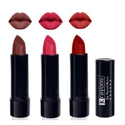 krayons Set Of 3 Cute Pop Waterproof & Moisturizing Matte Lipstick - 3.5 g Each-32