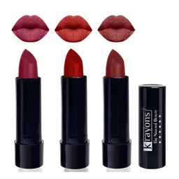 krayons Set Of 3 Cute Pop Waterproof & Moisturizing Matte Lipstick - 3.5 g Each-14
