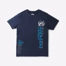 Avengers Print Round-Neck T-Shirt-picture-42