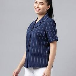 hancock Women Striped Regular Fit Shirt-picture-6