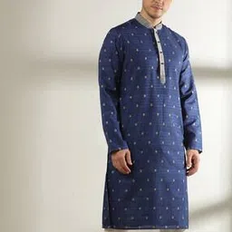 Woven Slim Fit Kurta-picture-43