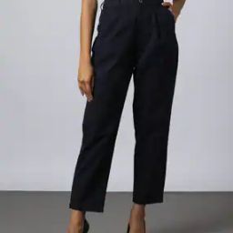 Women Pleat-Front Trousers-image-89