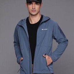 Men Regular Fit Hooded Jacket-image-3