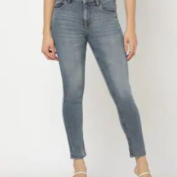 Women Heavy-Wash Slim Fit Jeans-image-36
