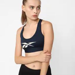 Logo Print Non-Padded Sports Bra-picture-21