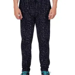 Men Printed Straight Track Pants with Drawstring Waist-image-26