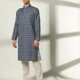 samav Printed Slim Fit Kurta-picture-12