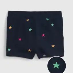 Star Print Shorts with Elasticated Waistband-picture-11