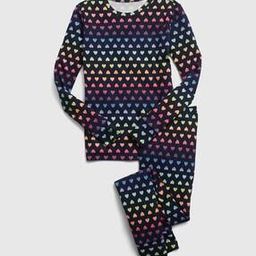 Heart Print Organic Cotton T-Shirt & Pants Set-image-23