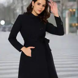 Women Long Peacoat-image-50