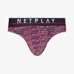 Striped Briefs with Elasticated Waistband-image-51