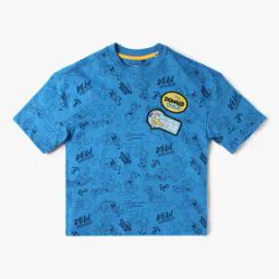 Boys Donald Duck Print Relaxed Fit Crew-Neck T-Shirt-picture-47