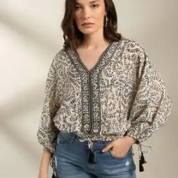 Women Printed Regular Fit Top-image-17
