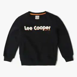 Boys Logo Print Relaxed Fit Crew-Neck Sweatshirt-picture-48