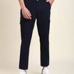 Flat-Front Slim Fit Cargo Pants-image-65