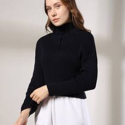 Women Regular Fit Turtleneck Pullover-34