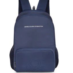united colors of benetton Men Typographic Print Backpack with Adjustable Strap image 1