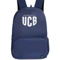 Men Typographic Print Backpack with Adjustable Strap-picture-29