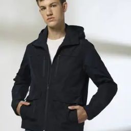 Men Regular Fit Hooded Jacket-picture-17