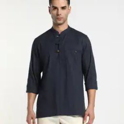Slim Fit Shirt Kurta-image-52