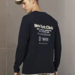 Men Typographic Print Regular Fit Sweatshirt-image-40