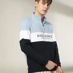 Men Colourblock Regular Fit Sweatshirt-picture-35