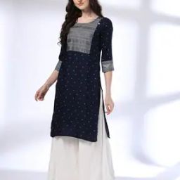Women Printed Straight Kurta-image-40