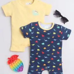 Pack of 2 Graphic Print Rompers-26