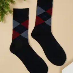 Pack of 3 Men Printed Mid-Calf Length Socks-picture-6