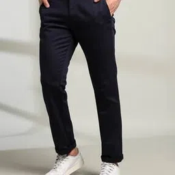 Men Soft Tapered Fit Flat-Front Chinos-image-51