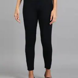 Ankle-Length Leggings with Elasticated Waist-image-62