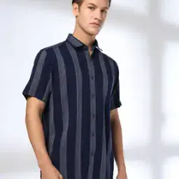 Men Striped Smart Fit Shirt-image-73