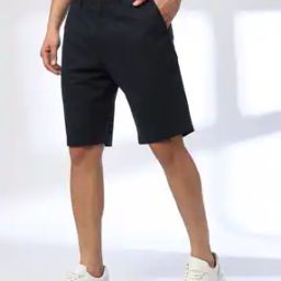 Men Flat-Front Regular Fit Shorts-picture-47