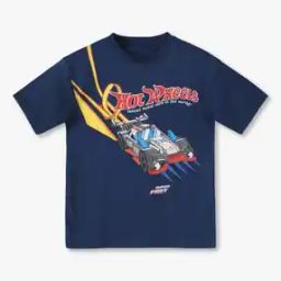 Boys Hot Wheels Print Relaxed Fit T-Shirt-image-25