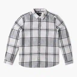 Boys Plaid Check Slim Fit Shirt-picture-27