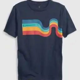 Graphic Print Crew-Neck T-Shirt-image-94