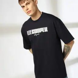lee cooper Men Brand Print Regular Fit Crew-Neck T-Shirt-picture-8