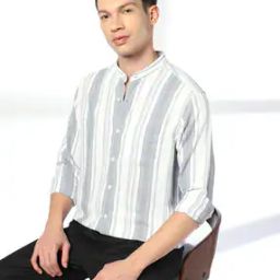 Men Striped Regular Fit Shirt-picture-9